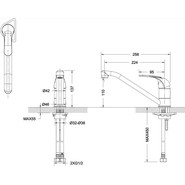 Смеситель для кухни BRAVAT FIT F7135188CP-RUS - фото 2