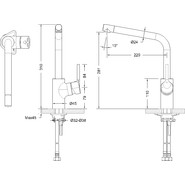 Смеситель для кухни Bravat Palace F7172217CP-1-RUS - фото 2