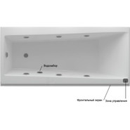 Ванна гидромассажная Aquatek Либра New 170x70 см - фото 2
