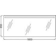 Зеркало Jacob Delafon Parallel Led 160 см EB1422-NF - фото 4