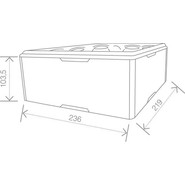 Спа бассейн Vibes by USSPA Comter 235х219 см, midnight opal - фото 3