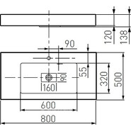 Раковина мебельная Акватон Ричмонд 80 см 1A70593KRD010 - фото 5