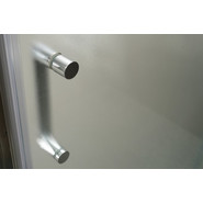 Душевое ограждение BelBagno 100-115х90 см UNIQUE-AH-1-100/115-90-C-Cr, хром/прозрачное, Цвет стекла: прозрачное, Размер - мм: 1000х900 - фото 6