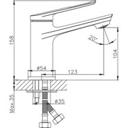 Смеситель для раковины Haiba HB10595 - фото 3