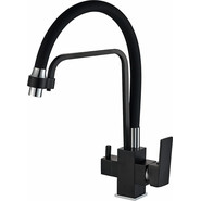 Смеситель для кухни Haiba HB76857, чёрный матовый - фото 