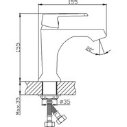 Смеситель для раковины Haiba HB10804, белый - фото 2