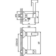 Набор для гигиенического душа Haiba HB5510 - фото 2