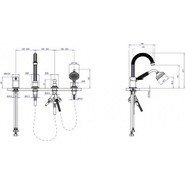 Смеситель для ванны Cezares APHRODITE-BVDM-01-Bi, Цвет производителя: хром - фото 2