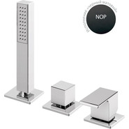 Смеситель для ванны Cezares PORTA-BVDM3-NOP, черный, Цвет производителя: чёрный - фото 