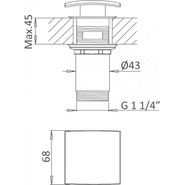 Смеситель для раковины Cezares PORTA-LS1-BIO, белый, Цвет производителя: белый - фото 3