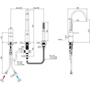 Смеситель для ванны Cezares UNIKA-BVD3-01 - фото 2