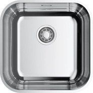 Кухонная мойка Omoikiri OMI 44-U/IF-IN QUADRO (4993494) 0,8 мм, нержавеющая сталь, Цвет производителя: нержавеющая сталь матовая - фото 