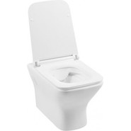 Унитаз подвесной Aquanet Rimless Cube-W CL-12248D 210761 с тонкой крышкой микролифт - фото 2