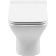 Унитаз подвесной Aquanet Rimless Cube-W CL-12248D 210761 с тонкой крышкой микролифт - фото 3