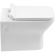 Унитаз подвесной Aquanet Rimless Cube-W CL-12248D 210761 с тонкой крышкой микролифт - фото 5