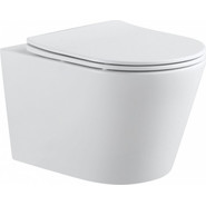 Унитаз подвесной Aquanet Rimless Atago 2.0 W LX-1905 243549 с тонкой крышкой микролифт - фото 