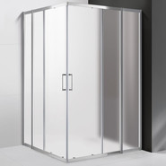 Душевое ограждение Cezares 160х90 см MOLVENO-AH-22-160/90-P-Cr, хром/матовое - фото 