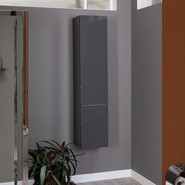 Пенал подвесной Aquanet Алвита 35 см 240197, серый антрацит - фото 5