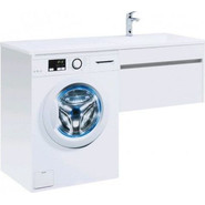 Тумба подвесная с раковиной-столешницей Aquanet Токио 130 см 236917 R, белый - фото 2