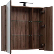 Зеркало-шкаф Aquanet Нью-Йорк 85 см 203954, орех - фото 2