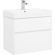 Тумба подвесная с раковиной Aquanet Бруклин 70 см 203959, белый - фото 