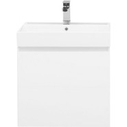 Тумба подвесная с раковиной Aquanet Йорк 60 см 202094, белый - фото 3