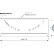 Панель фронтальная Loranto Milton 150 см - фото 2