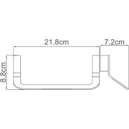Полотенцедержатель WasserKraft Sauer K-7960, цвет золото - фото 6