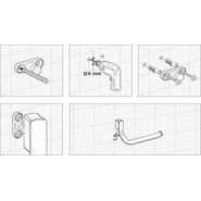 Держатель для туалетной бумаги WasserKraft Sauer K-7996, цвет золото - фото 4