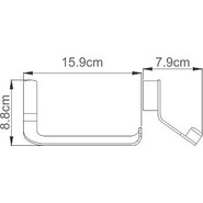 Держатель для туалетной бумаги WasserKraft Sauer K-7996, цвет золото - фото 5