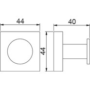 Крючок Timo Selene 12011/03, цвет чёрный - фото 3