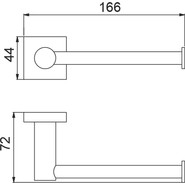 Держатель для туалетной бумаги Timo Selene 12035/03, цвет чёрный - фото 4