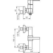 Смеситель для душа Emmevi Sicily СR38002 - фото 2