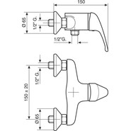 Смеситель для душа Emmevi Winny CR95002 - фото 2