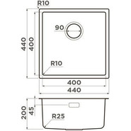 Кухонная мойка Omoikiri Tadzava 44-U/I ULTRA IN (4993801) 1,0 мм, нержавеющая сталь, Цвет производителя: нержавеющая сталь - фото 4