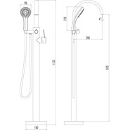 Смеситель для ванны Lemark Atlantiss LM3244C - фото 3