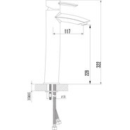 Смеситель для раковины высокий Lemark Atlantiss LM3209C - фото 4