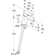 Смеситель для раковины Kludi Pure&Easy 370280565 - фото 4