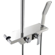 Душевая стойка Lemark Tropic LM7006C, хром/белый - фото 3