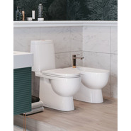 Унитаз-компакт Sanita Luxe Fest WC.CC/Fest/2-DM/WHT.G/S1 с крышкой микролифт - фото 4