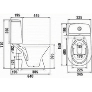Унитаз-компакт Jika Era 8.2453.2.000.242.9 - фото 3