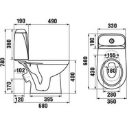 Унитаз-компакт Jika Vega 8245140002429 - фото 3