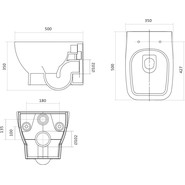 Инсталляция с подвесным унитазом Santek Нео 1.WH30.2.463 - фото 6