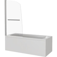 Шторка для ванны Bas Screen R-HT-80-C-CH 800х1400 мм, хром/прозрачное - фото 