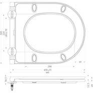 Сиденье с крышкой для унитаза BelBagno микролифт BB870SC - фото 3