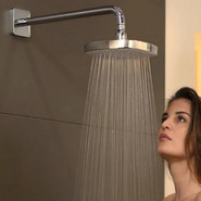 Верхний душ Hansgrohe Croma Select E 180 2jet 26524400, белый/хром - фото 2