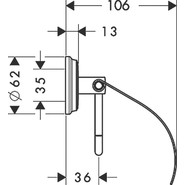 Держатель для туалетной бумаги Hansgrohe Logis Classic 41623000 - фото 2