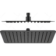 Верхний душ RGW SP-82B 21148225-04, нержавеющая сталь, 250х250 мм, черный - фото 