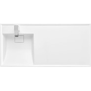 Тумба напольная с раковиной-столешницей Акватон Лондри 105 см 1A2360K0LH010 (раковина слева) - фото 6