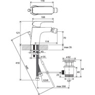 Смеситель для биде Ravak Flat - FL 055.00 X070122 - фото 2